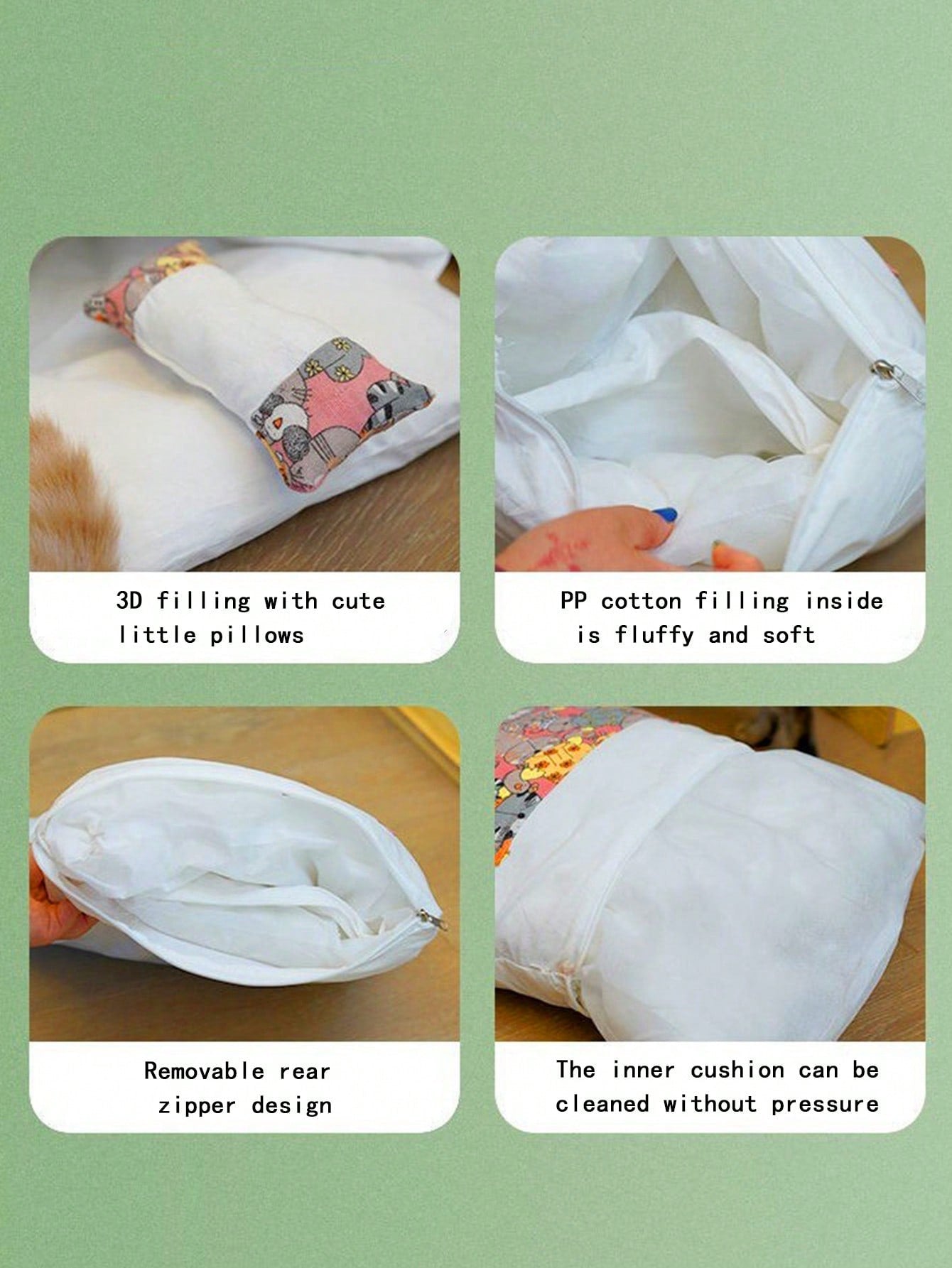 1pc Cat Sleeping Bag Pet House, Half-closed Design, Winter, Suitable For Cats And Dogs Of Various Sizes, Removable And Washable