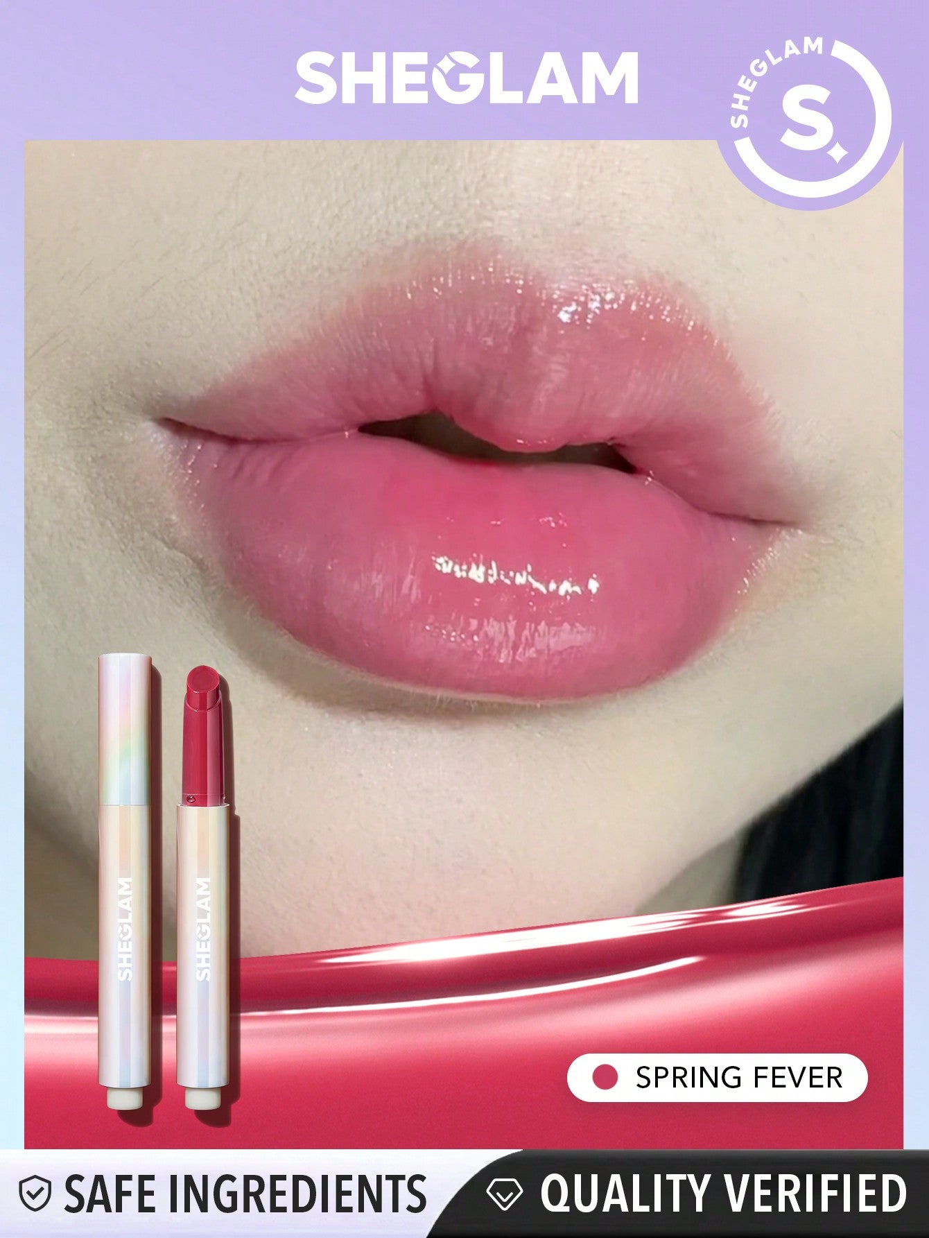 SHEGLAM Pout-Perfect Shine Lip Plumper-Sepia Kiss Moisturizing Plumping Solid Lip Gloss Non-Stick Nourishing Lip Plumping Serum Coconut Oil Lipstick Lip Cosmetics