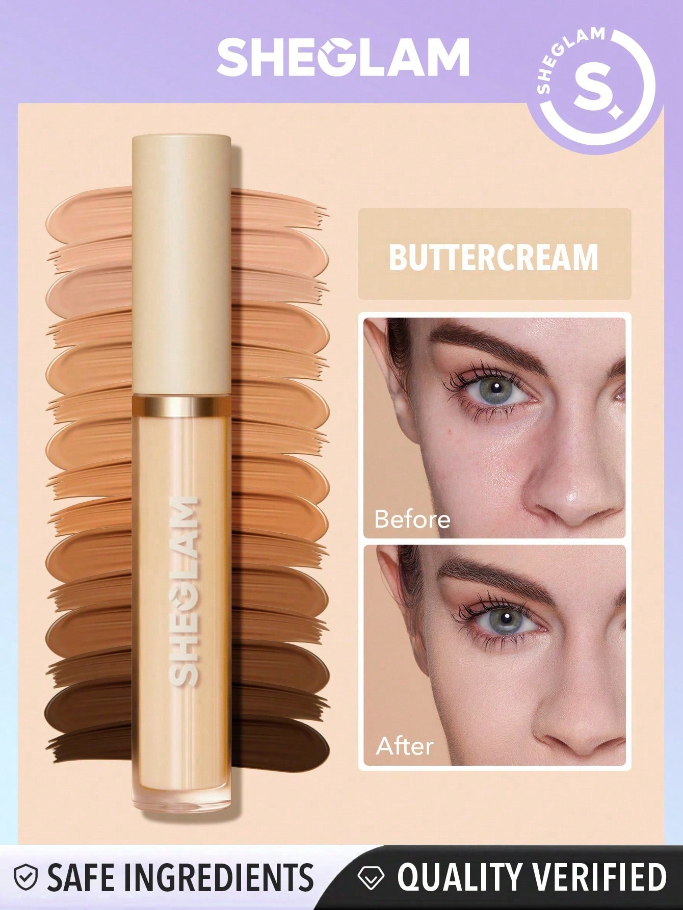 SHEGLAM Like Magic 12HR Full Coverage Concealer