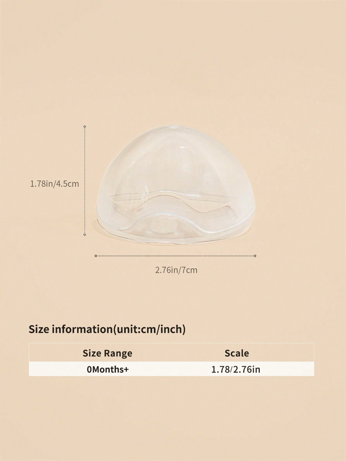 2pcs Clear Pacifier Storage Case, Portable & Dustproof