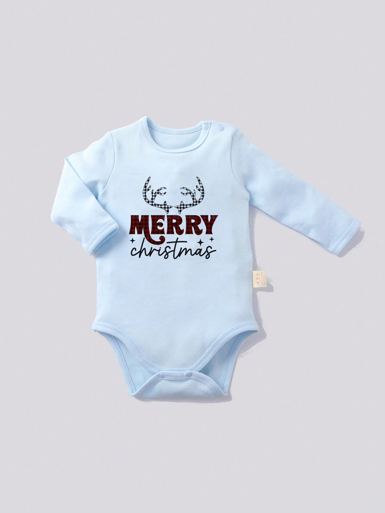 Baby Girl Christmas Slogan Graphic Tee Bodysuit