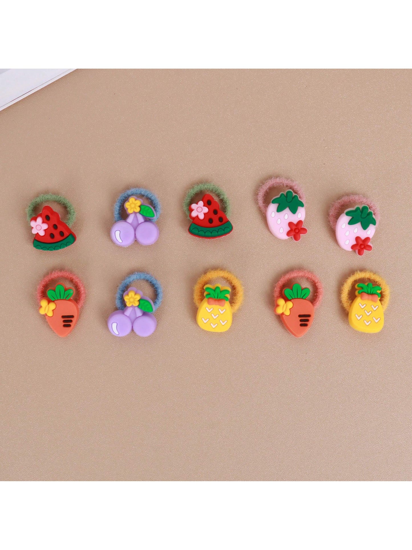 Baby & Children's Hair Ties, Small Size And Elastic, Thumb Design, Good Elasticity, No Damage To Hair