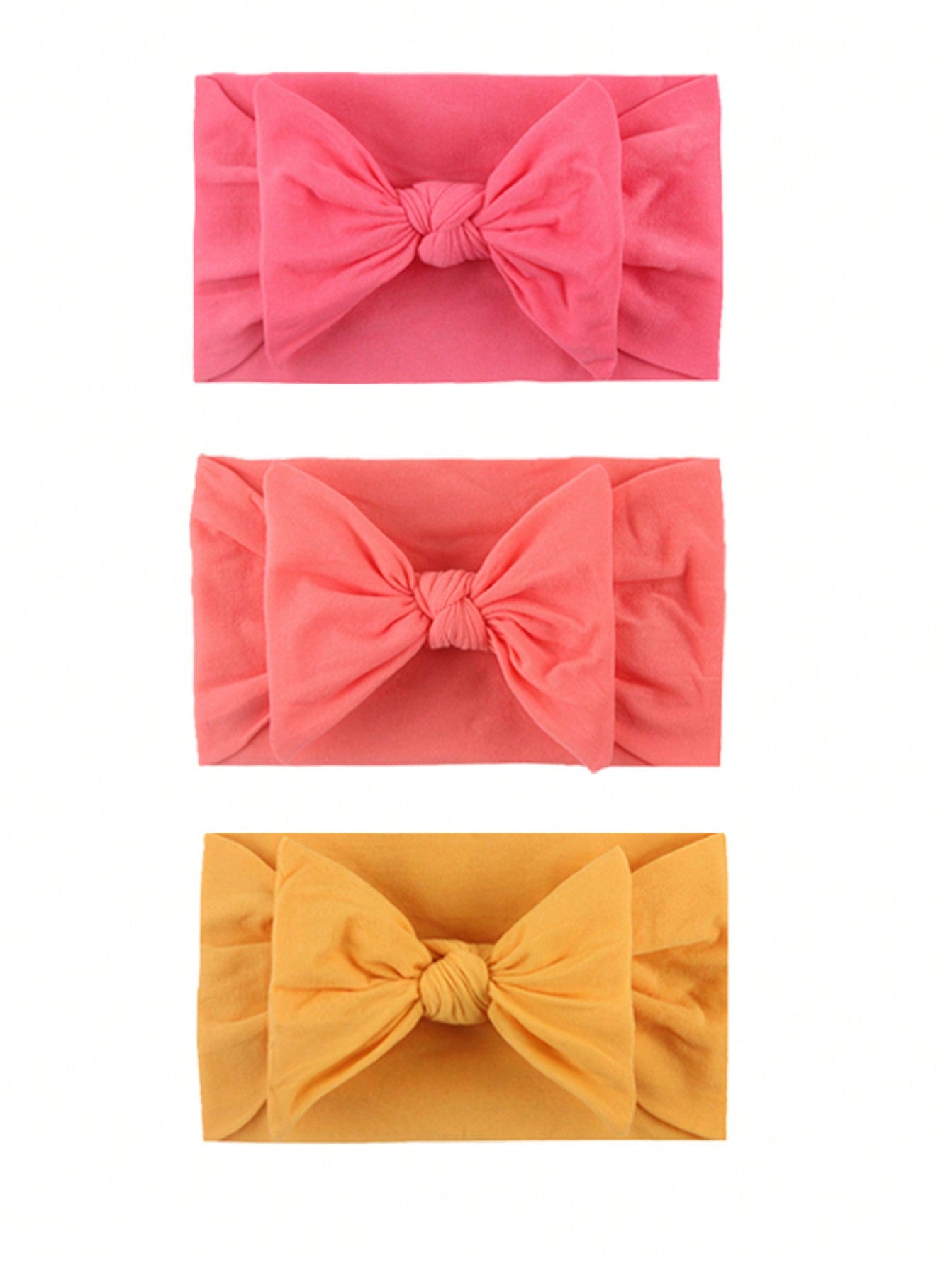 18pcs Candy Colored Soft & Stretchy Nylon Butterfly Baby Headbands