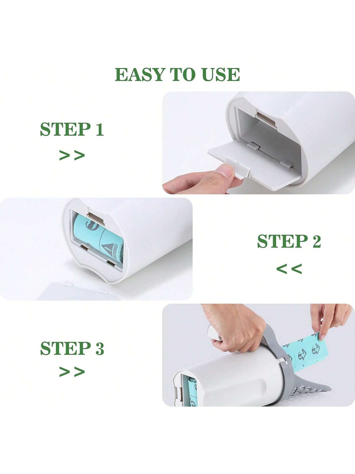 1pc Removable Cat Litter Scoop, Removable Large-capacity Pet Toilet, 1pc Free Garbage Bag