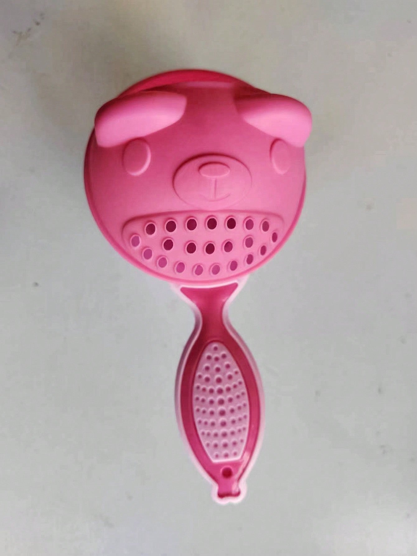 1pc Cartoon Bear Shaped Baby Shower Cup Shampoo Rinser