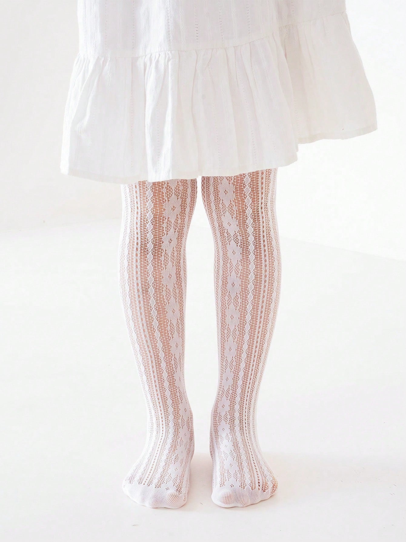 2pairs Toddler Girls Hollow Out Tights