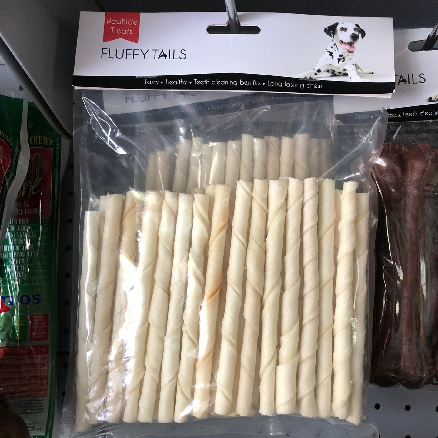 Rawhide Treats - Twisted Sticks - 50 pcs
