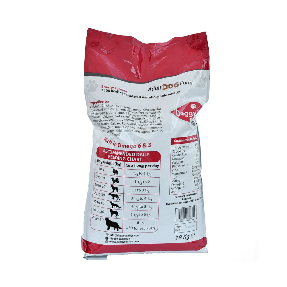 Doggy's Adult Dog Food 18Kg