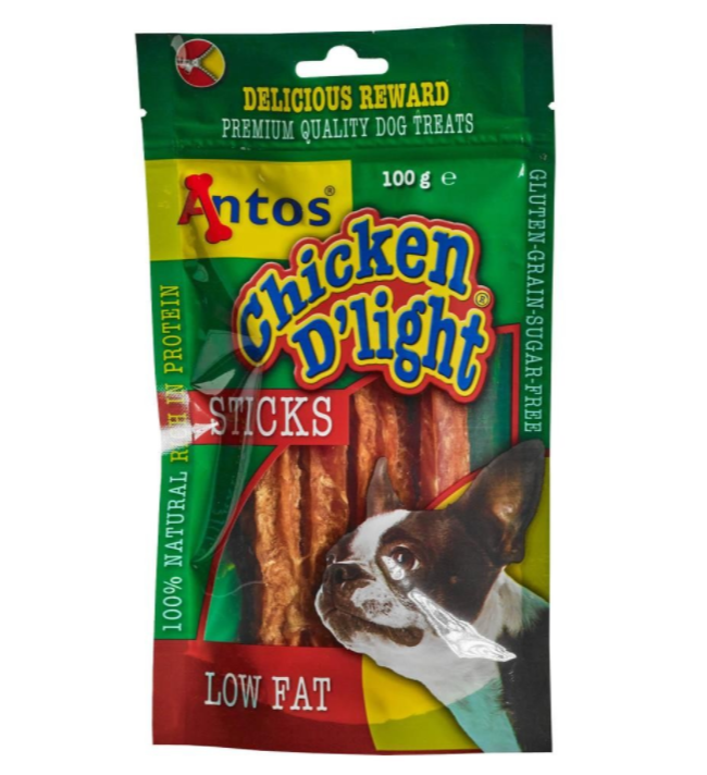 Antos - Chicken D'light Sticks 100g