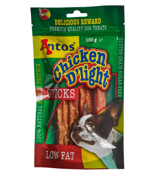 Antos - Chicken D'light Sticks 100g