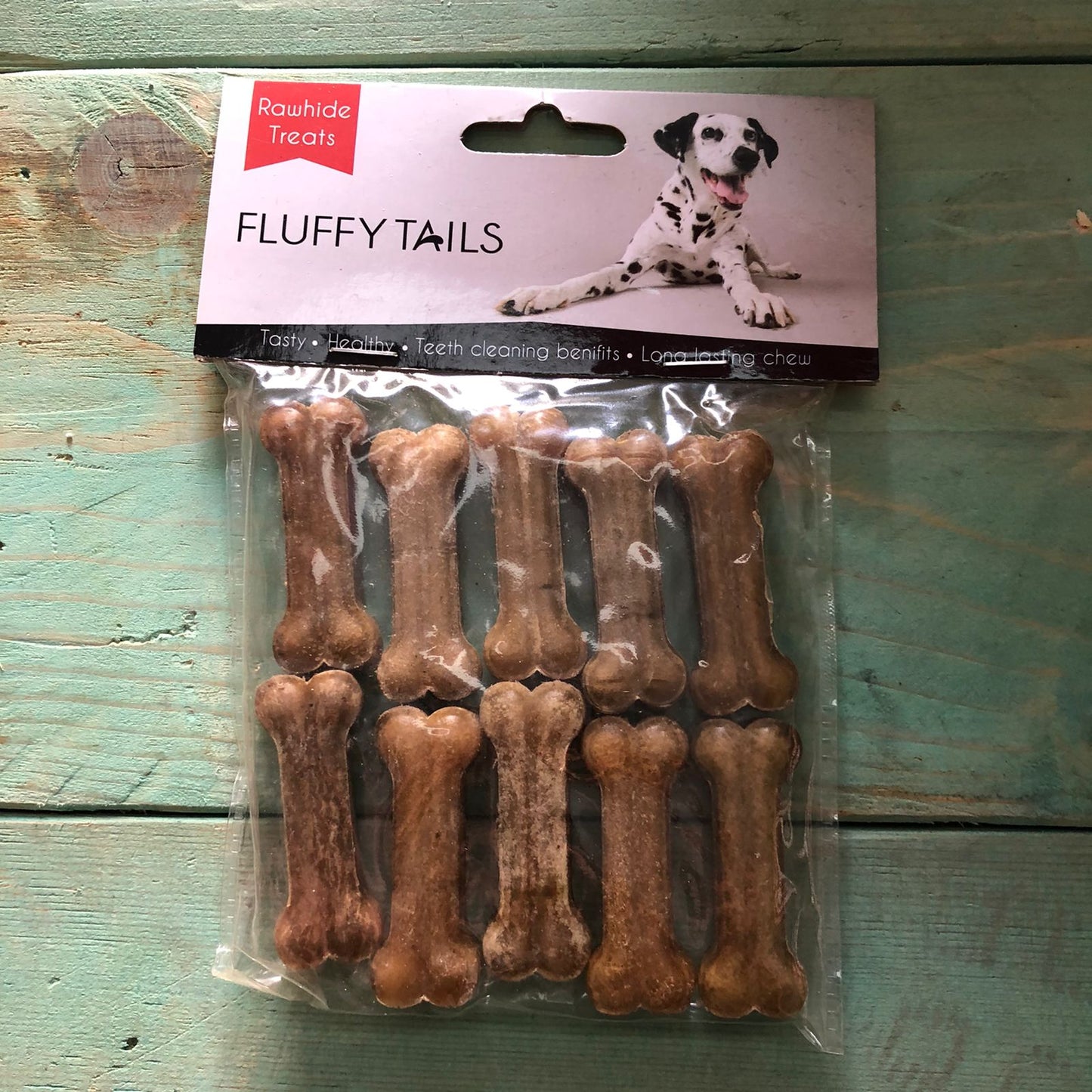 Rawhide Treats - Pressed Bone - 10 pcs