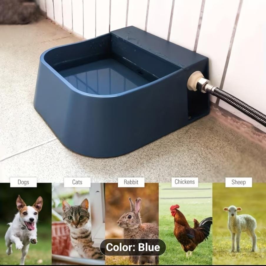 Automatic Water Bowl  For Cats Dogs Birds Goats Chicken - SAFICCO