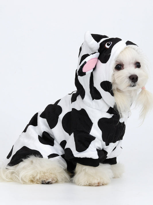 PETSIN Cow Design Dog Coat