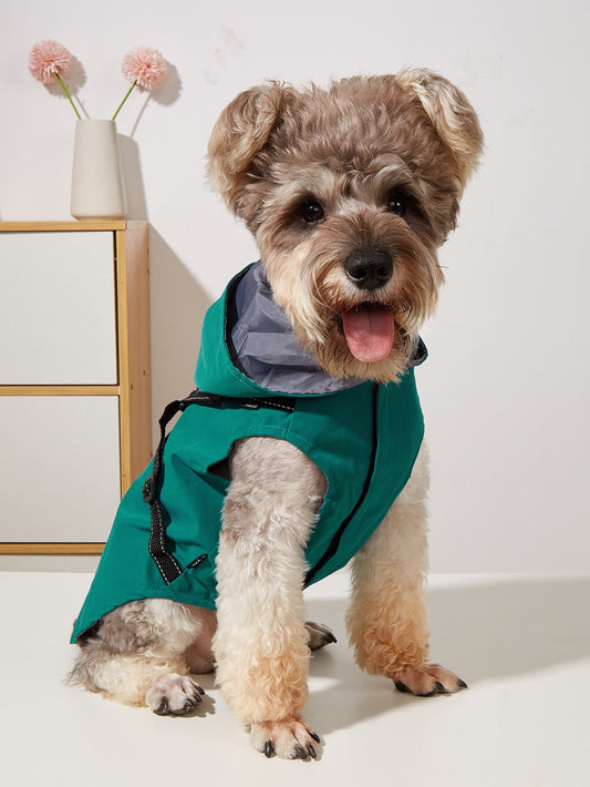 1pc Hooded Pet Jacket