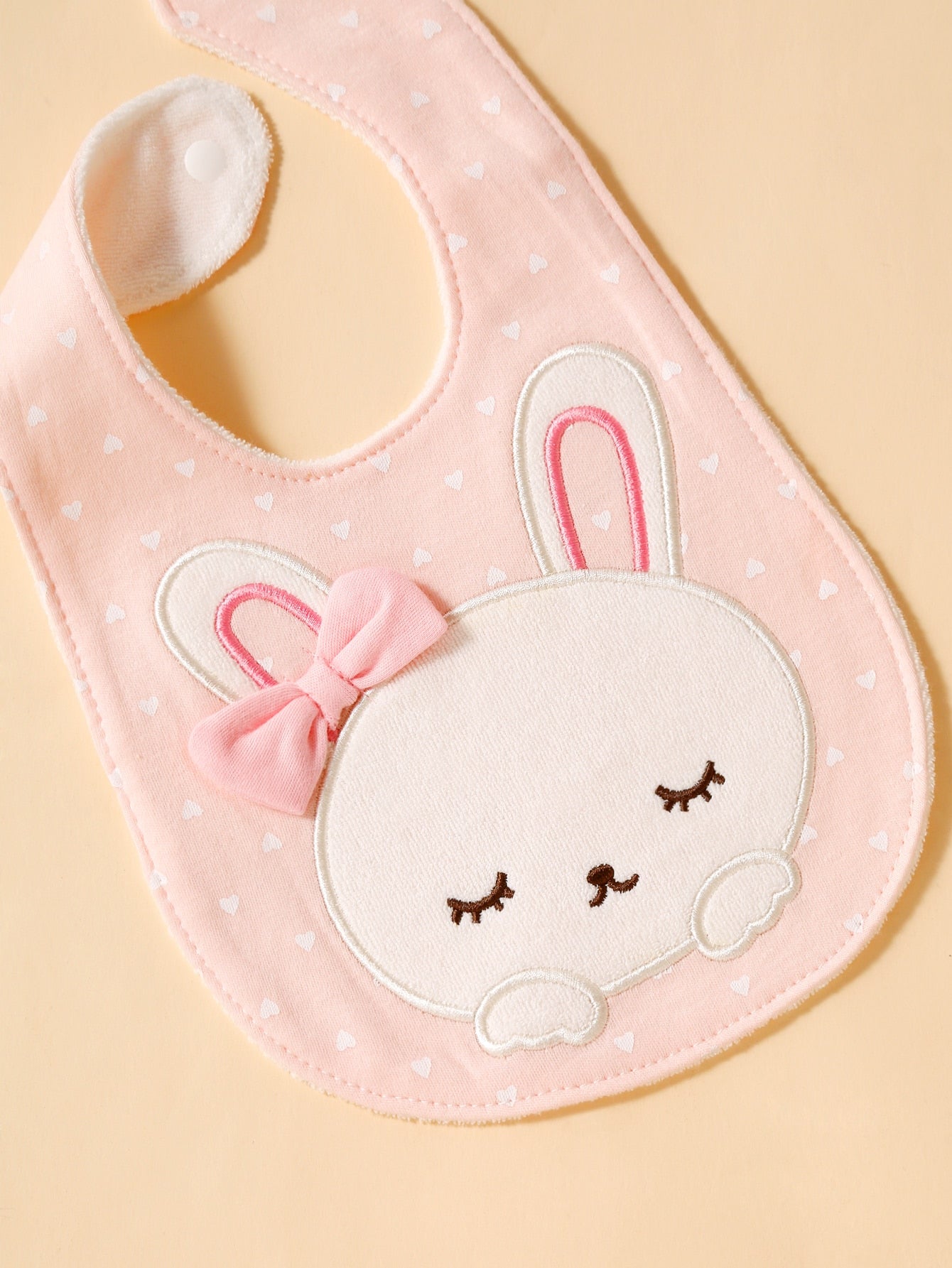 2pcs Baby Cat Pattern Bib