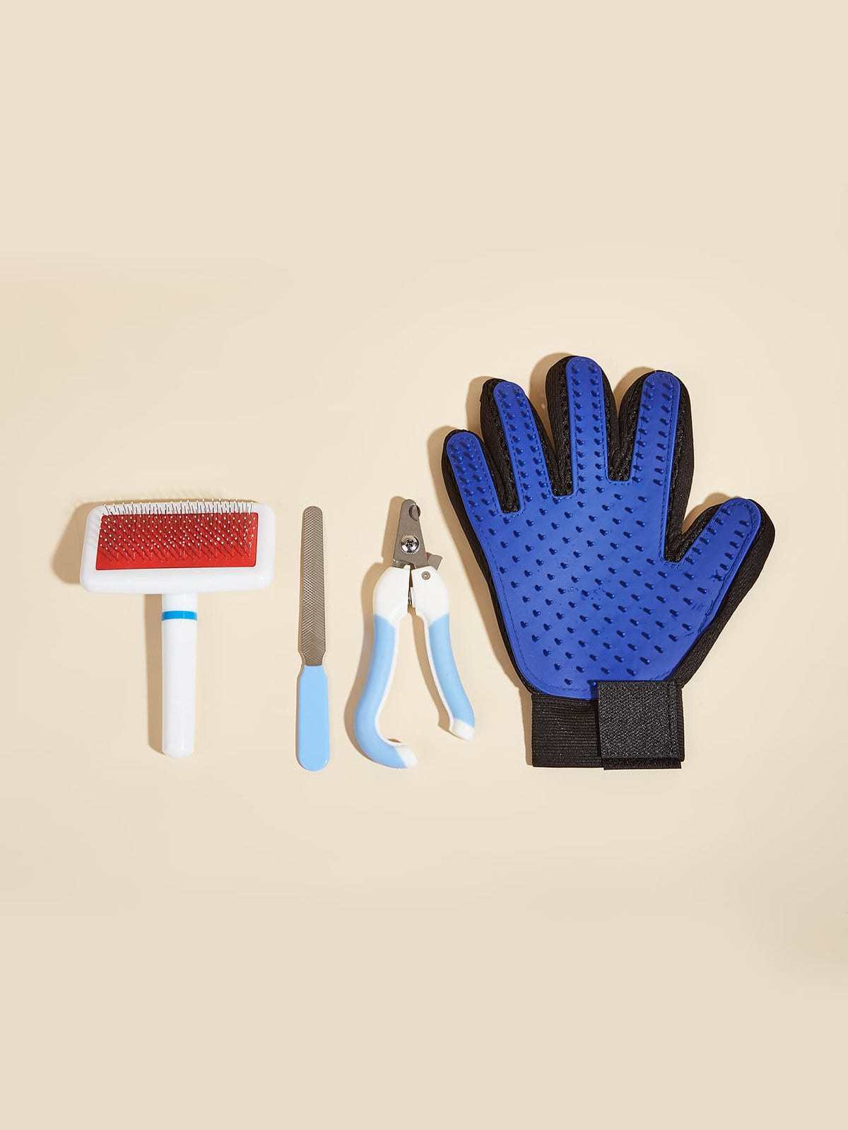 4pcs Pet Grooming Tool Set