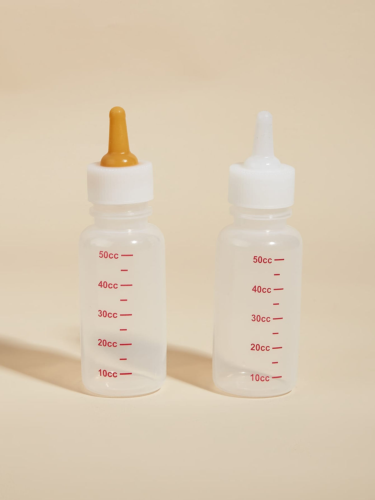1pc 50ML Random Pet Milk Bottle