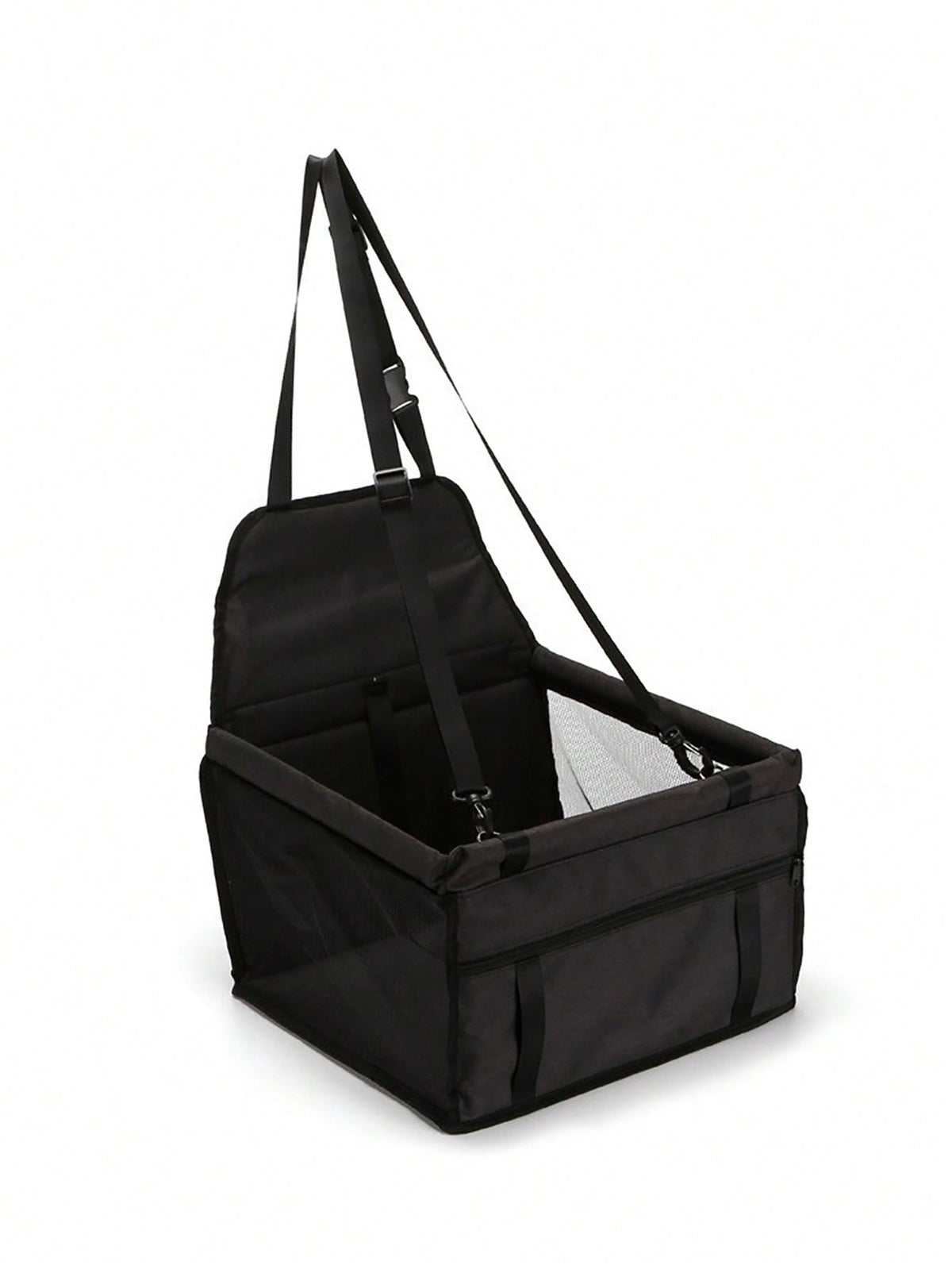 1pc Contrast Mesh Car Seat Dog Carrier Basket