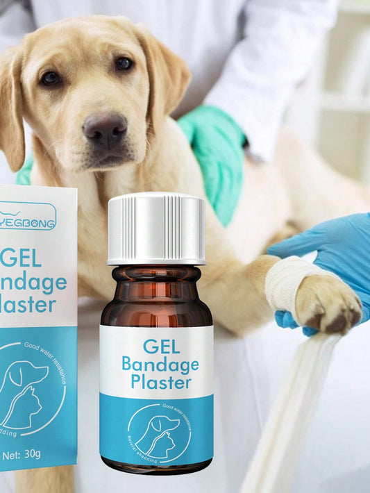 1pc Plastic Gel Bandage Plaster For Dog And Cat For Health Care