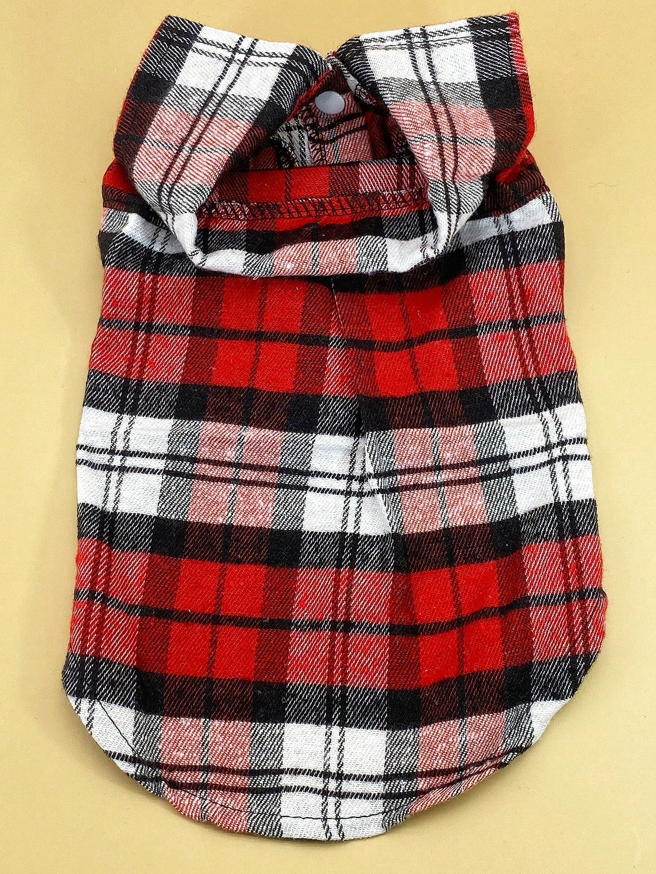 1pc Plaid Pattern Pet Shirt