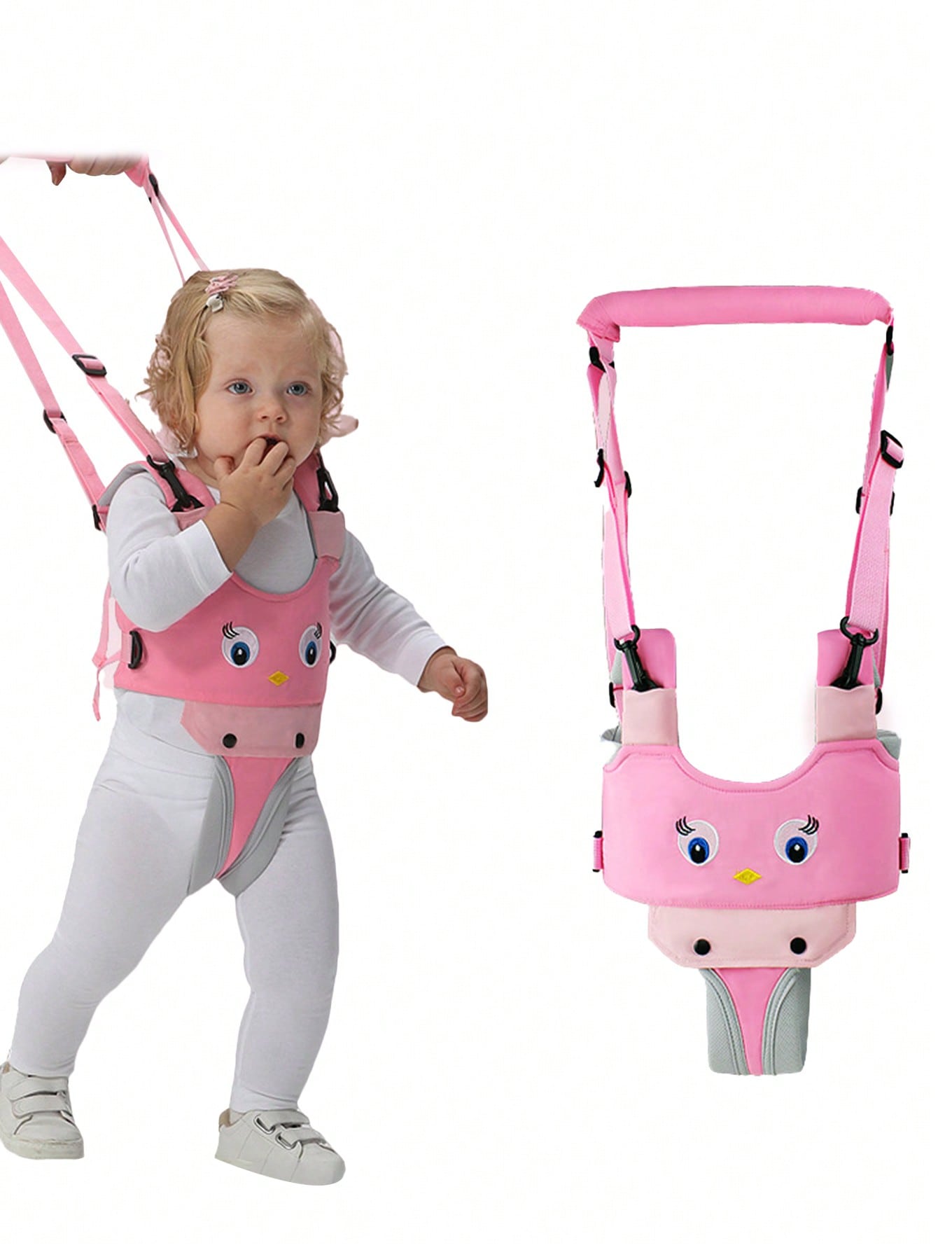 1pc Summer Infant Toddler Walking Assistant Handheld Children Walking Aid Safety Harness, Baby Learning Walking Support, Suitable For 7-24 Months Old