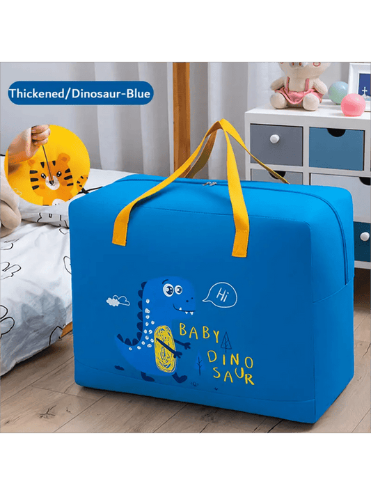 Cartoon Dinosaur Pattern Fashionable Quilt & Clothes Storage Bag