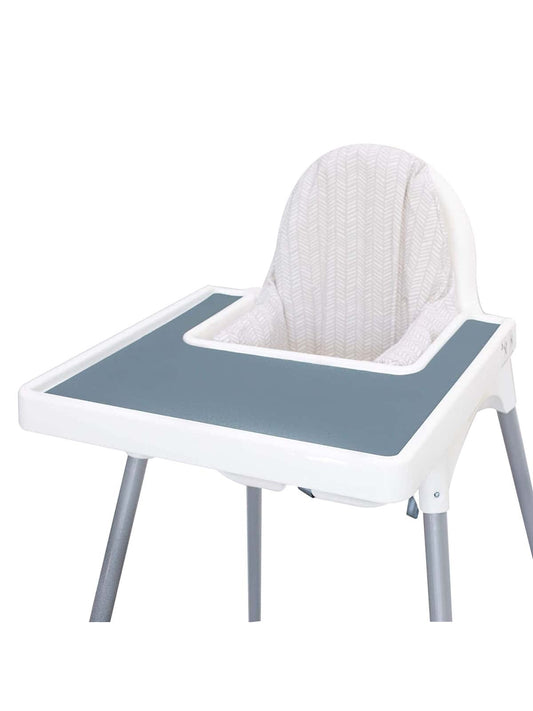 Children's High Chair Meal Tray Pad, Silicon Table Mat, Easy To Clean, Stain Resistant, Minimalist Baby Silicon Meal Mat