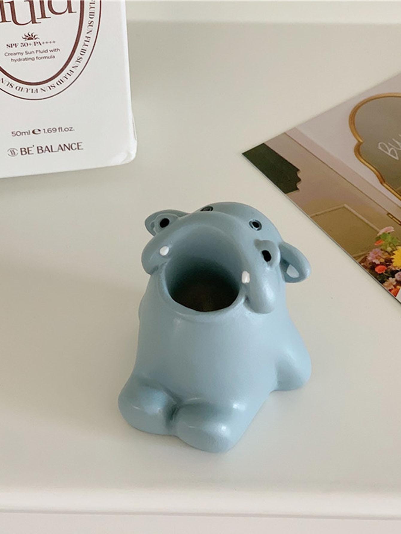 1pc Creative Cartoon Animal Toothbrush Holder, Adorable Storage Rack, Multiple Colors