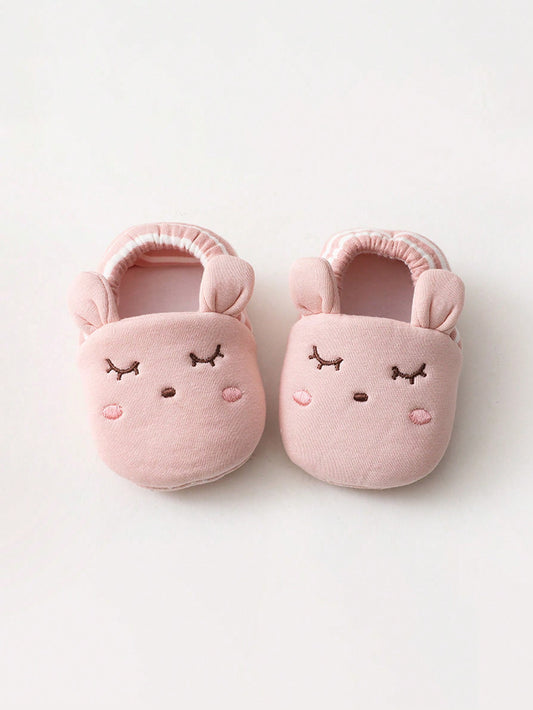 1pair Spring And Autumn Cartoon Shoe Socks For Infant, Anti-Slip Floor Socks, Learning To Walk Shoes