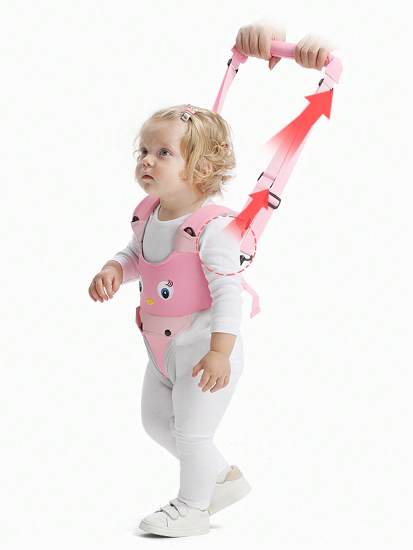 1pc Summer Infant Toddler Walking Assistant Handheld Children Walking Aid Safety Harness, Baby Learning Walking Support, Suitable For 7-24 Months Old