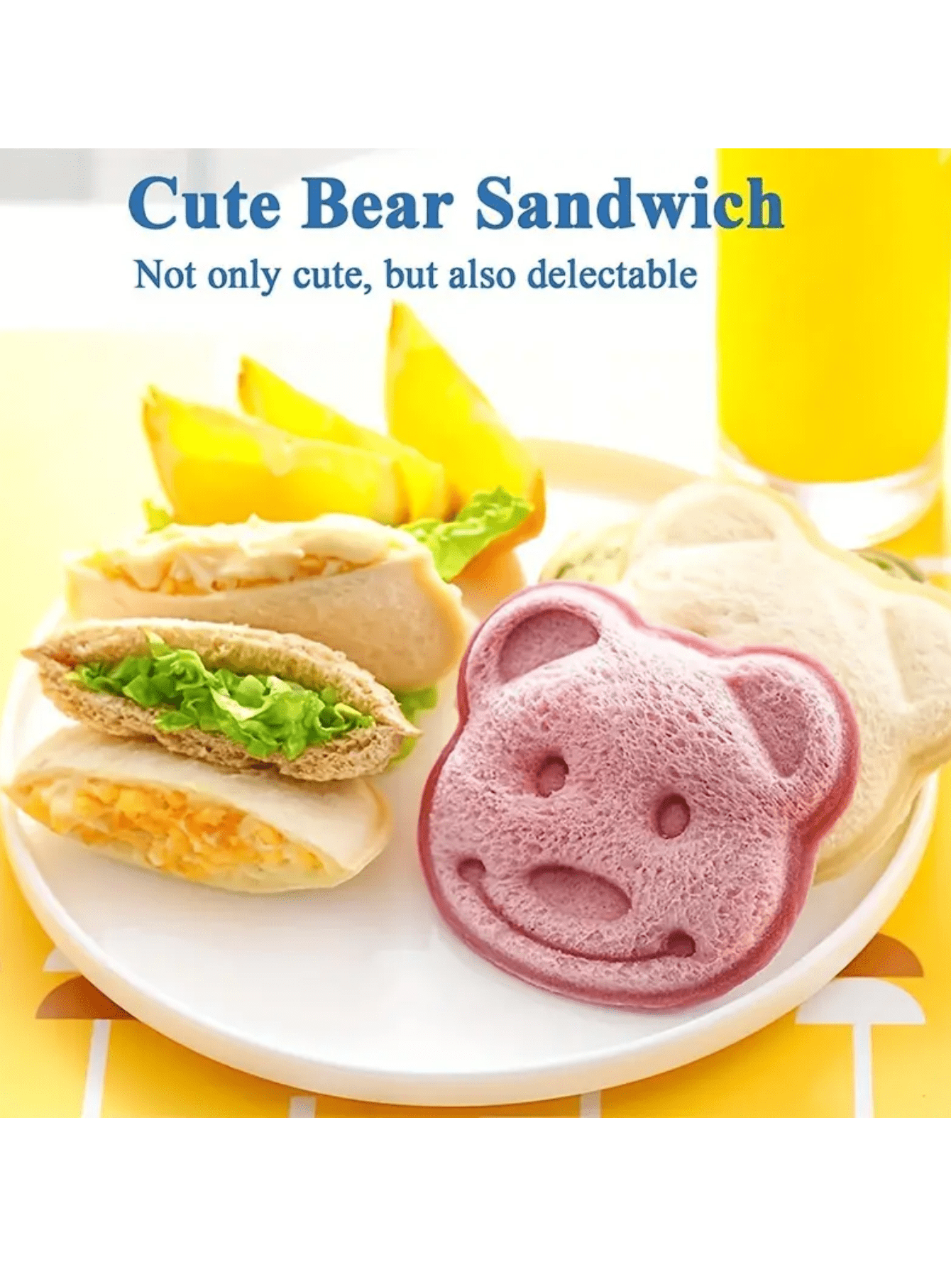 5pcs Sandwich Cutter, Sandwich Cutter And Sealer, Mini Cartoon Bear, Squirrel Dolphin, Fur Seal Bread Cutter, Sandwich Cutter, Bento Box, Kitchen Stuff Clearance Kitchen Accessories