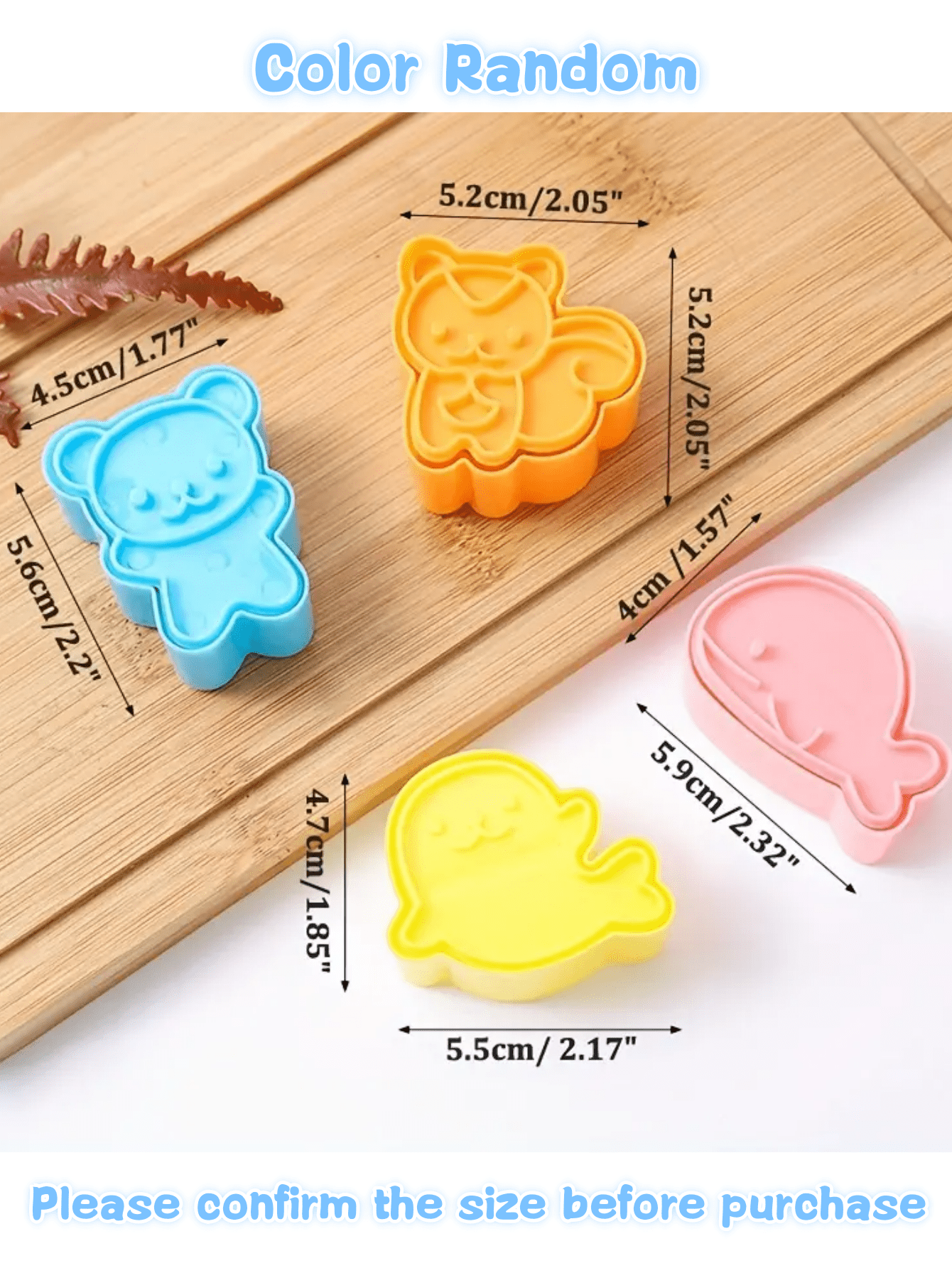 5pcs Sandwich Cutter, Sandwich Cutter And Sealer, Mini Cartoon Bear, Squirrel Dolphin, Fur Seal Bread Cutter, Sandwich Cutter, Bento Box, Kitchen Stuff Clearance Kitchen Accessories