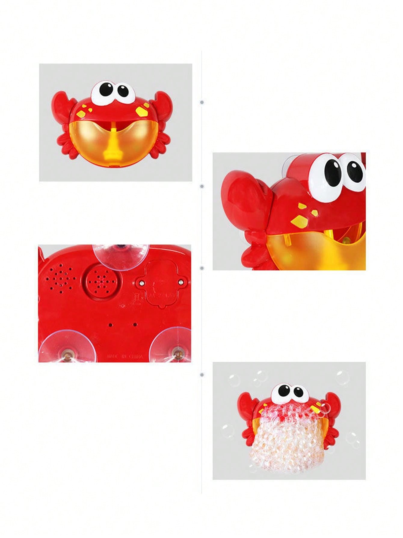 1pc Crab Bubble Maker For Baby Bath Time, Random Color