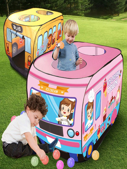 1pc Pop-Up Play Tent With 3 Openings And Carrying Bag, Best Choice For Children's Interest Learning, Role-Playing Games And Role-Playing Props For Indoor And Outdoor Play, Suitable For Picnic, Game, No Assembly Required, Easy To Carry, Diverse And Novel