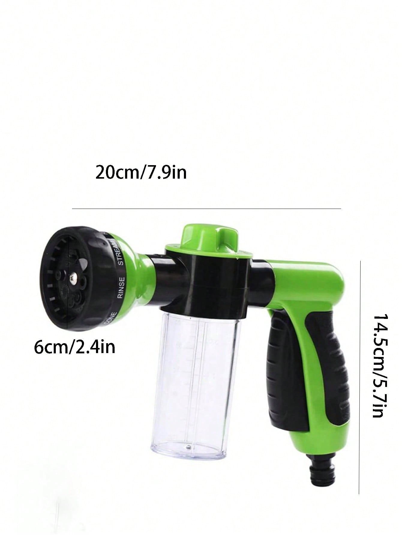 1pc Pet Shower Spray Head Attachment, Multifunctional Garden Watering Nozzle For Bathing/Washing Car, Suitable For Large Dogs/Cats