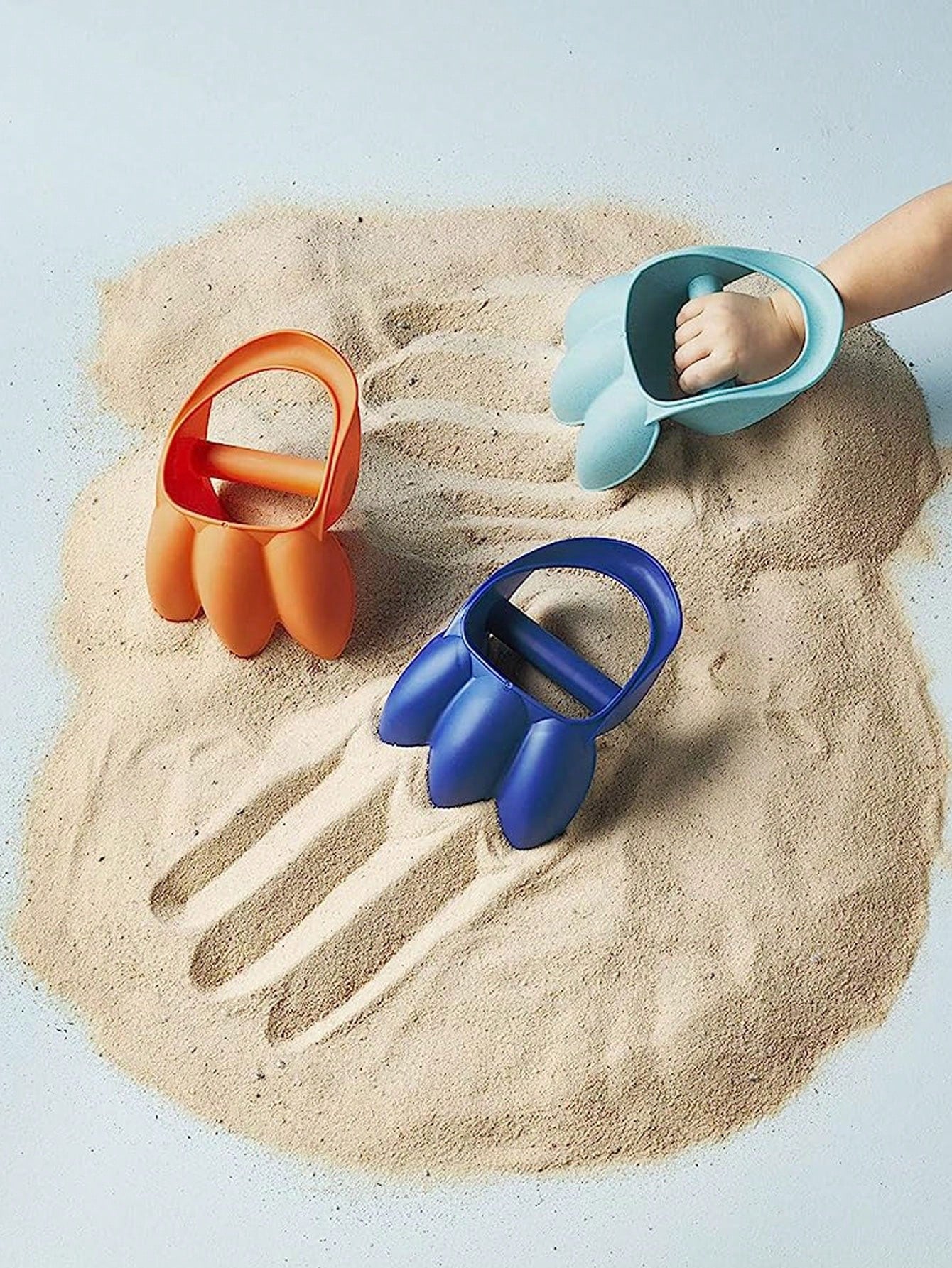 Kids Beach Sand Toy Set With 1pc Sand Claw (Random Color), Perfect Tools For Baby's Water Fun And Sand Play