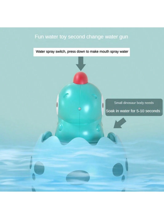 Spray Water Dinosaur Egg & Little Chicken Cartoon Toy For Bath, Bathroom Shower, Beach, Outdoor & Indoor Play