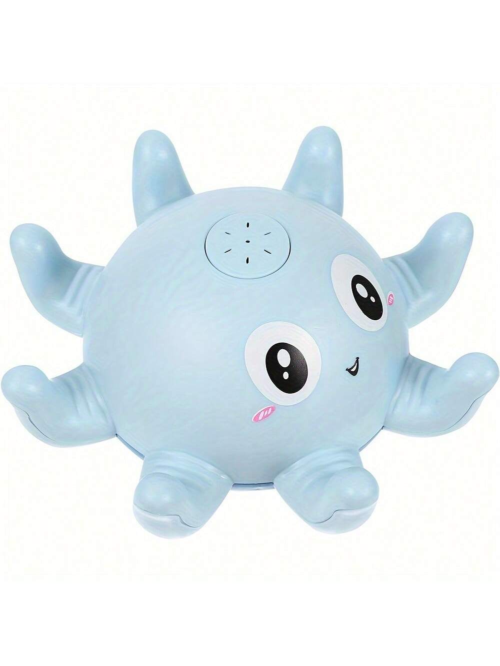 1pc Baby Bathtub Toy, Automatic Induction Water Spray Electric Octopus Toy , Water Play, Water Spray, Swimming Pool Bathroom Toy, Sprinkler Bath Toy Interactive Bath Toy, Light Up Bath Toy(Battery Not Included)