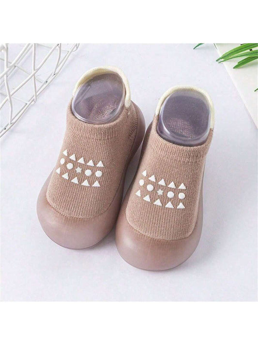 1 Pair Of Infant Toddler Shoes And Socks, Autumn And Winter Soft-Soled Children's Socks, Non-Slip And Breathable Autumn Baby Indoor Floor Socks For 1 Year Old