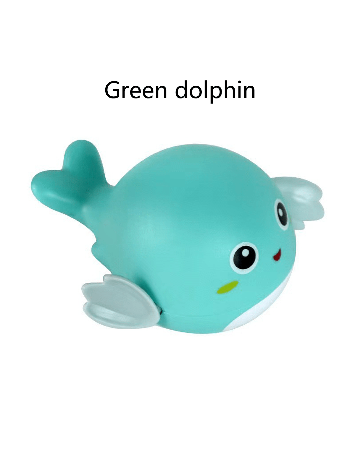 1pc Cool Animal Design Swimming Pool Toy (Dolphin, Turtle, Duck) With Wind-Up Chain For Bathing