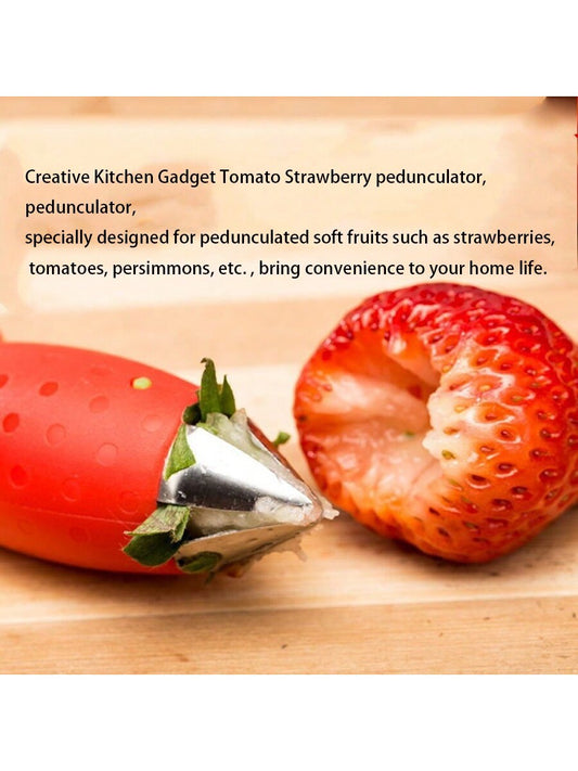 1pc Multifunctional Stainless Steel Tool For Coring Strawberries, Pineapples And Other Fruits And Vegetables In The Kitchen