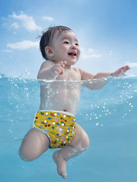 1PC Waterproof Baby Swimming Nappy Pants