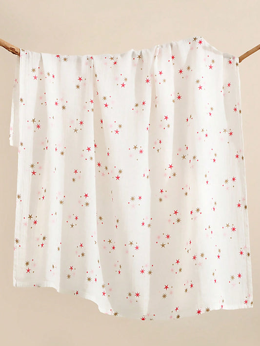 1pc Summer Neutral Baby Pure Cotton Muslin Swaddle Blanket