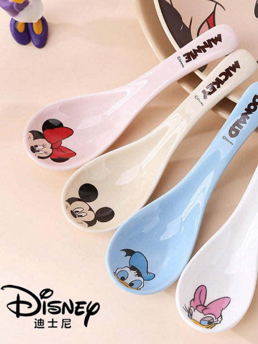 1pc Ceramic Spoon, High-Value Soup Spoon For Home Use,Houseware Spoon Dessert Spoon