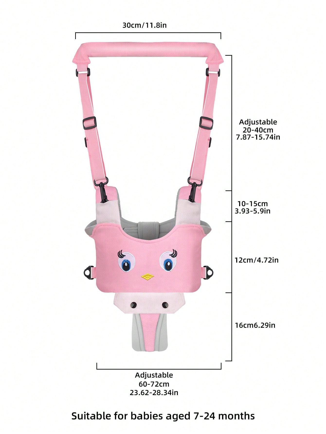 1pc Summer Infant Toddler Walking Assistant Handheld Children Walking Aid Safety Harness, Baby Learning Walking Support, Suitable For 7-24 Months Old