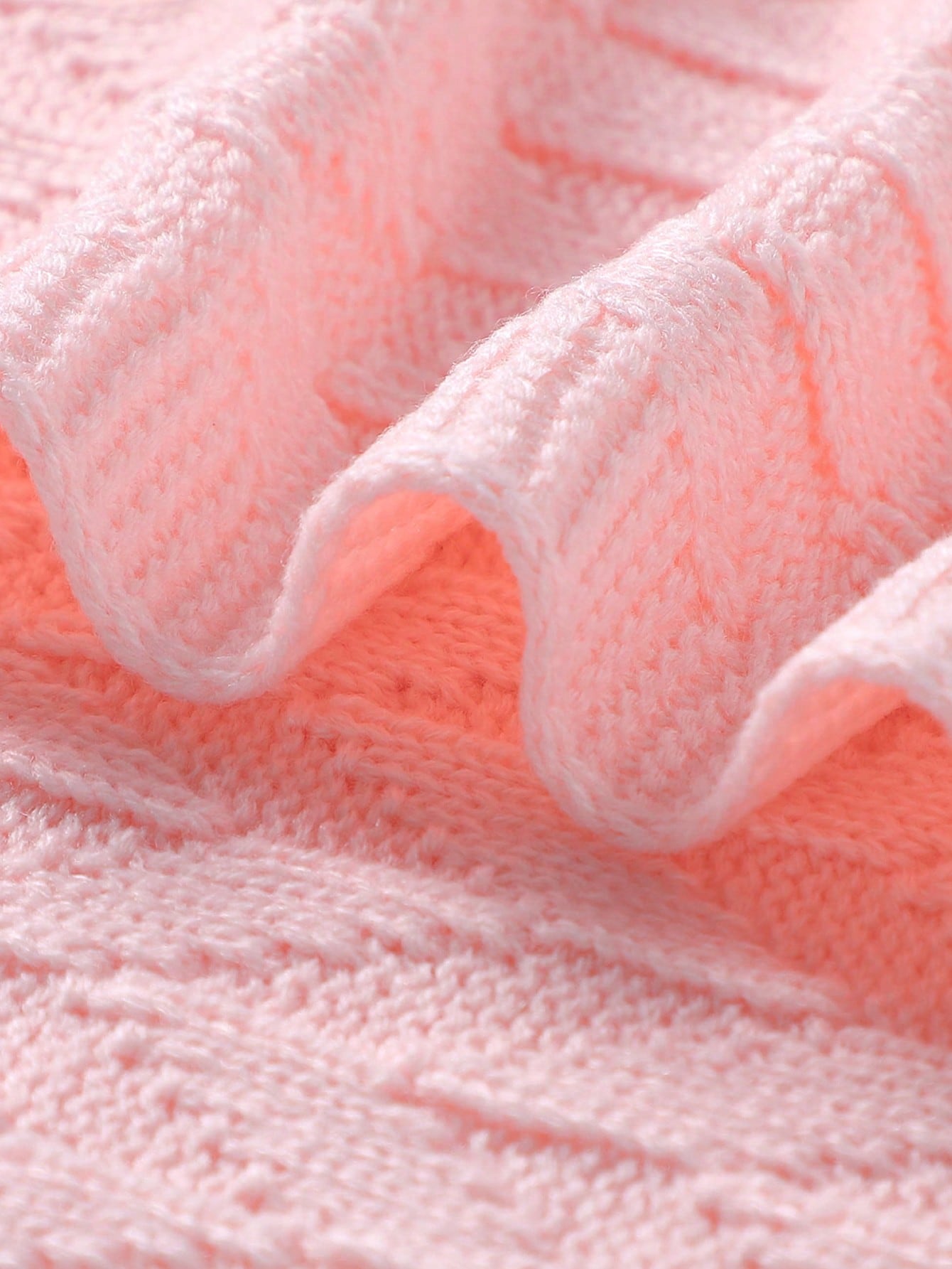 1pc Soft & Comfy Casual Minimalist Knitted Blanket For Baby Stroller, Nursery, All Season Use