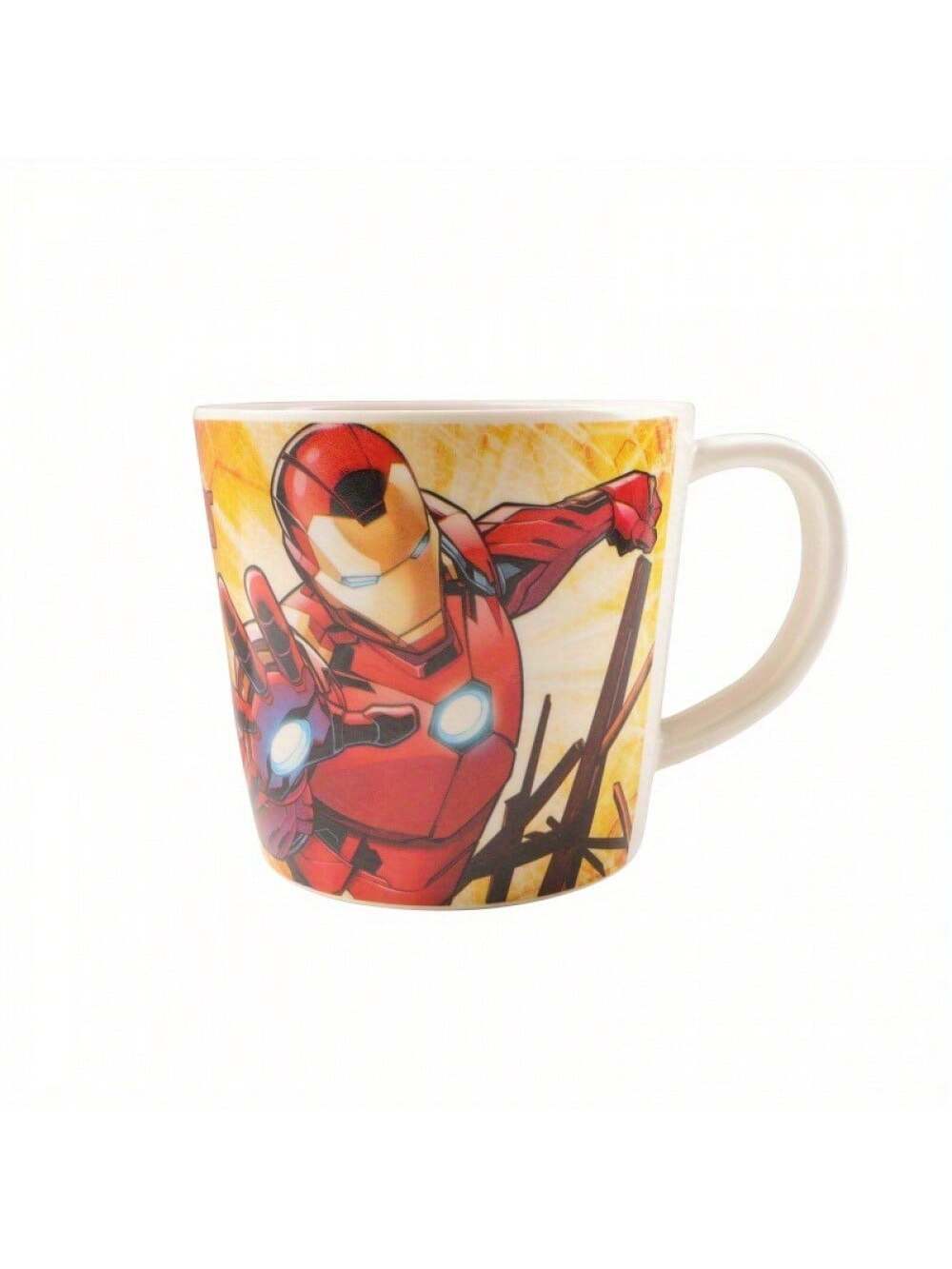 Marvel 1pc Officially Licensed Marvels Avengers Superhero Spidermans IronMans Melamine Mug - 340ml/11.49oz, Durable Multi-Use Cup, Ideal For Coffee, Milk, Home & Outdoor Use, Perfect Christmas & Birthday Gift Without Batteries Or Feathers, Electricity-Fr