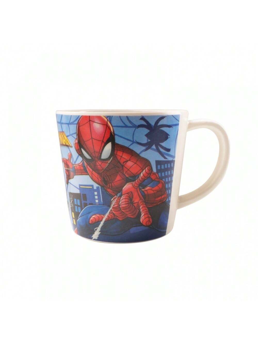 Marvel 1pc Officially Licensed Marvels Avengers Superhero Spidermans IronMans Melamine Mug - 340ml/11.49oz, Durable Multi-Use Cup, Ideal For Coffee, Milk, Home & Outdoor Use, Perfect Christmas & Birthday Gift Without Batteries Or Feathers, Electricity-Fr
