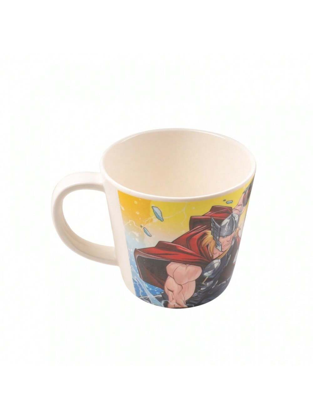 Marvel 1pc Officially Licensed Marvels Avengers Superhero Spidermans IronMans Melamine Mug - 340ml/11.49oz, Durable Multi-Use Cup, Ideal For Coffee, Milk, Home & Outdoor Use, Perfect Christmas & Birthday Gift Without Batteries Or Feathers, Electricity-Fr