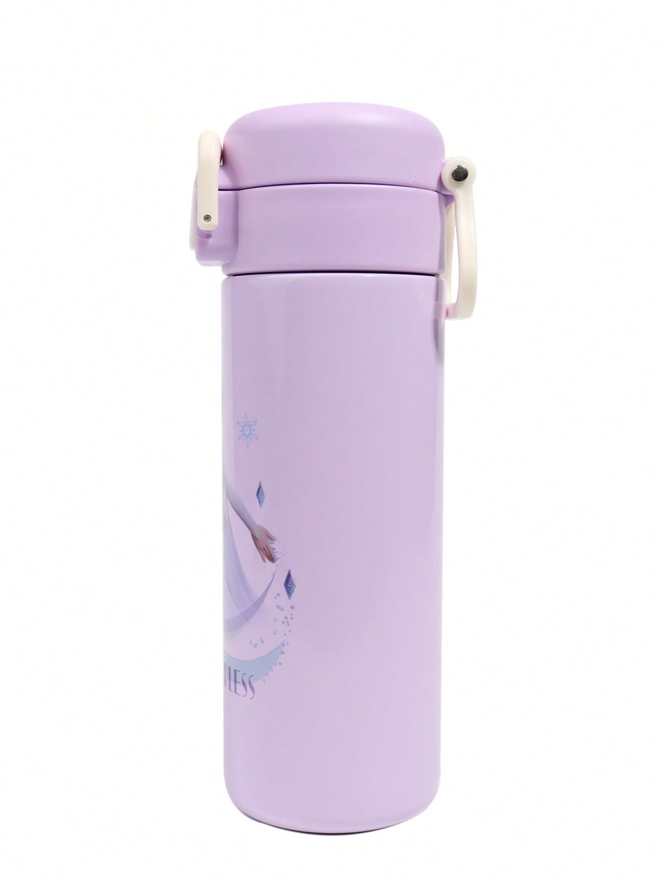 Disney 1pc Disney Elsa, Mickey, Stitch, Strawberry Bear Series 450ML Stainless Steel Children's Fashionable Direct Drinking Water Cup, Keeps Cold & Hot, Suitable For Daily Use
